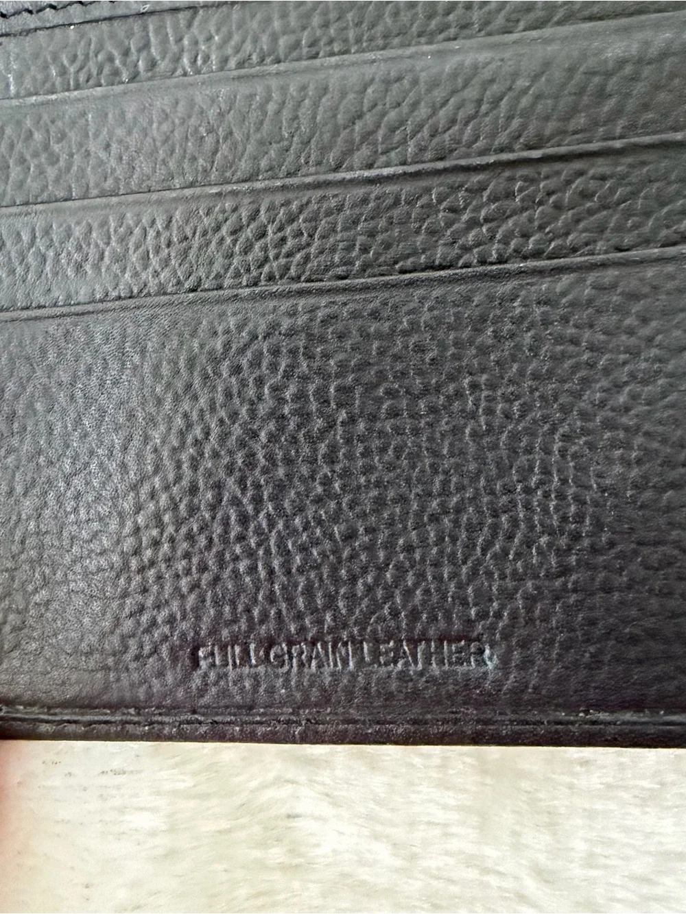 Michael Kors Mens Full Grain Leather Passcase Bifold Wallet ID